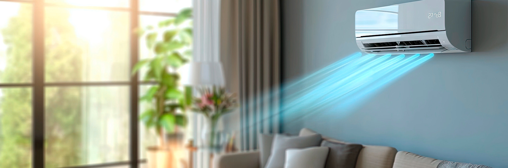 Heating and air conditioning services.